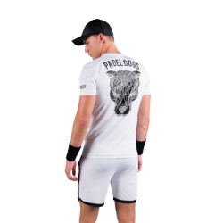 Men's T-shirt Hydrogen Padel Dogs Tech Tee Man - white