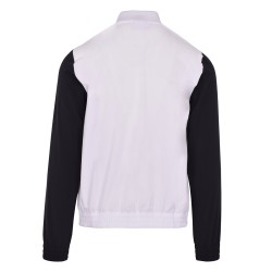 Men's Jumper Lotto Top Ten III Jacket PRT PL - bright white/all bla