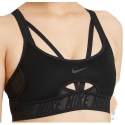 Women's bra Nike Indy UltraBreathe Bra W - black/black/black/dark smoke grey