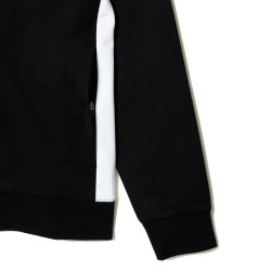 Men's Jumper Lacoste Tennis Zipped Ripstop Tennis Sweatshirt - black