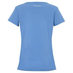 Women's T-shirt Tecnifibre Club Cotton Tee - azur