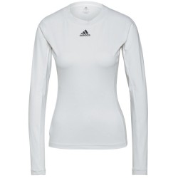 Women's long sleeve T-shirt Adidas Freelift LS TOP - white/black