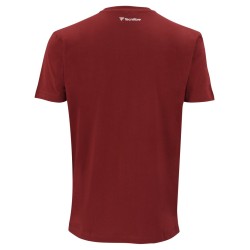 Men's T-shirt Tecnifibre Club Cotton Tee - cardinal