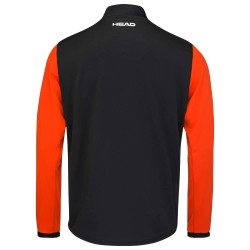Men's Jumper Head Breaker Jacket M - black/tangerine