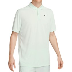 Men's Polo T-shirt Nike Court Dri-Fit Solid Polo - barely green/black