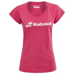 Women's T-shirt Babolat Exercise Tee Women - red rose heather