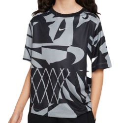 Boys' t-shirt Nike Dri-Fit Multi+ T-Shirt - cool grey/white