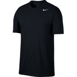 Men's T-shirt Nike Solid Dri-Fit Crew - black/white