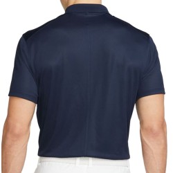 Men's Polo T-shirt Nike Court Dri-Fit Pique Polo M - obsidian/white