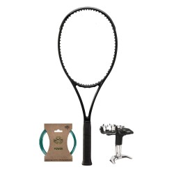 Tennis racket Wilson Noir Blade 98 (16x19) V8 + string + stringing