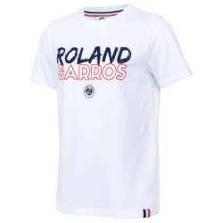 Boys' t-shirt Roland Garros Tee Shirt Roland Garros K - blanc