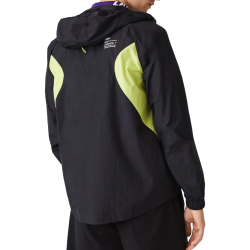 Men's jacket Lacoste Sport Collapsible Windbreaker - black/yellow