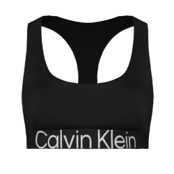 Women's bra Calvin Klein Medium Support Sports Bra - black beauty
