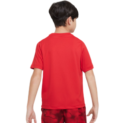 Boys' t-shirt Nike Dri-Fit Multi+ Top - university red/white
