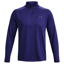 Men's long sleeve T-shirt Under Armour UA Tech 2.0 1/2 Zip M - sonar blue/black