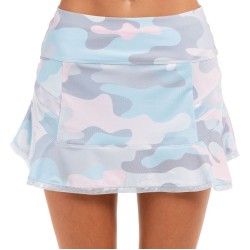 Women's skirt Lucky in Love Undercover Love Long Camo Play Skirt - glace
