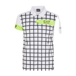 Men's Polo T-shirt EA7 Man Jersey Polo Shirt - white