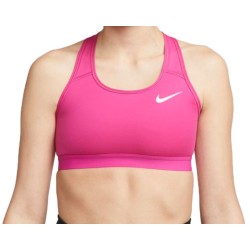 Women's bra Nike Dri-Fit Swoosh Band Bra Non Pad - active pink/active pink/white