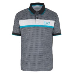 Men's Polo T-shirt EA7 Man Jersey Polo Shirt - black