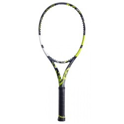 Tennis racket Babolat Pure Aero - grey/yellow/white + string + stringing