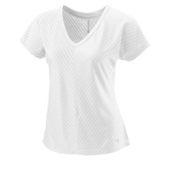 Women's T-shirt Wilson Training V-Neck II - white
