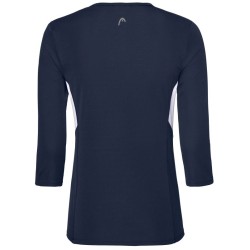 Women's long sleeve T-shirt Head Club Tech 3/4 Shirt W - dark blue