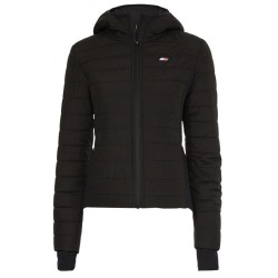 Women's jacket Tommy Hilfiger Slim Sorona Padded Hood Jacket - black