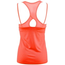Women's top Lotto Tennis Tech Tank - fiery coral
