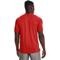 Men's T-shirt Under Armour Men's UA Rush Energy Short Sleeve - blaze orange/black