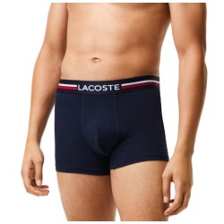 Men's Boxers Lacoste Iconic Boxer Briefs With Multicolor Waistband 3P - navy blue/white