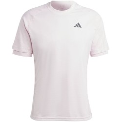 Men's T-shirt Adidas Melbourne Ergo Tennis Heat.Rdy Reglan T-Shirt - clear pink