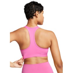Women's bra Nike Swoosh Medium Support Non-Padded Sports Bra - playful pink/white