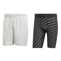 Men's shorts Adidas 2n1 Short Pro - grey one/grey one