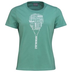 Women's T-shirt Head TYPO T-Shirt W - nile green