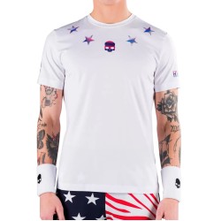 Men's T-shirt Hydrogen Star Tech Tee Man - white/blue