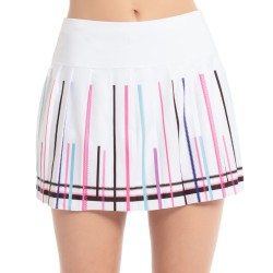 Women's skirt Lucky in Love Prep It Up Long Down The Line Skirt - white