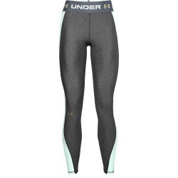 Women's leggings Under Armour HeatGear Armour Wordmark Legging - grey