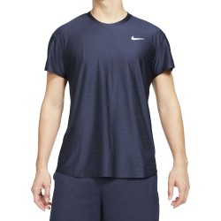 Men's T-shirt Nike Court Breathe Advantage Top - obsidian/odsidian/white