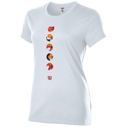 Women's T-shirt Wilson Tokyo Tech Tee W - white