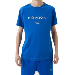 Boys' t-shirt Bj_rn Borg Logo T-Shirt - naturical blue