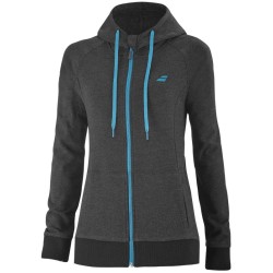 Women's jumper Babolat Exercise Hood Jacket Women - black heather