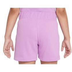Girls' shorts Nike Sportswear Club FT 5 Short G - violet shock/mint foam