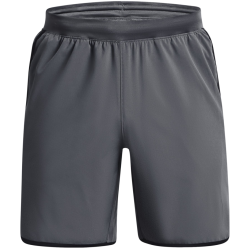 Men's shorts Under Armour Men's UA HIIT Woven 8" Shorts - pitch gray/black