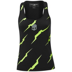 Women's top Hydrogen Thunder Tank Top Woman - black/yellow fluo