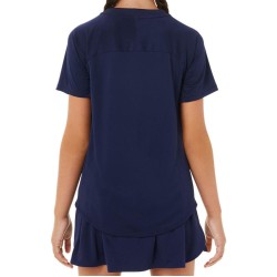 Girls' T-shirt Asics Tennis Short Sleeve Top - peacoat