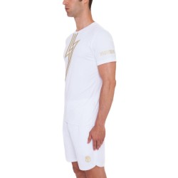 Men's T-shirt Hydrogen Flash Tech T-Shirt - white/gold