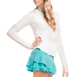 Women's long sleeve T-shirt Lucky in Love Desert Vibes Reflect Long Sleeve - white