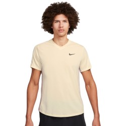 Men's T-shirt Nike Court Dri-Fit Victory - coconut milk/platinum violet/black
