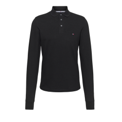 Men's long sleeve T-shirt Tommy Hilfiger 1985 Slim Long Sleeve Polo - black