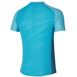 Men's T-shirt Mizuno Aero Tee - maui blue